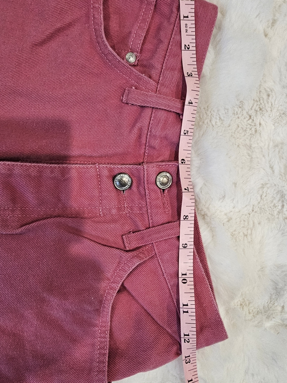Vintage Gitano Pink Jeans Women’s 28 High Rise Straight Leg 90s Aesthetic Denim